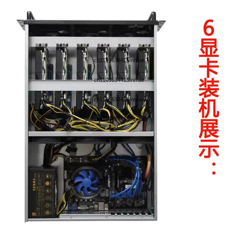 Control Computer Violent Fan 4 - 8 Gpu 4U Server Chassis review and price