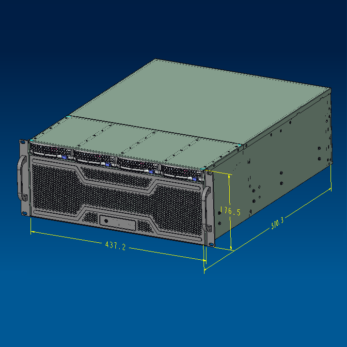 Rack 4U 4bays Hotswap Server c - 8 Gpu 4U Server Chassis review and price